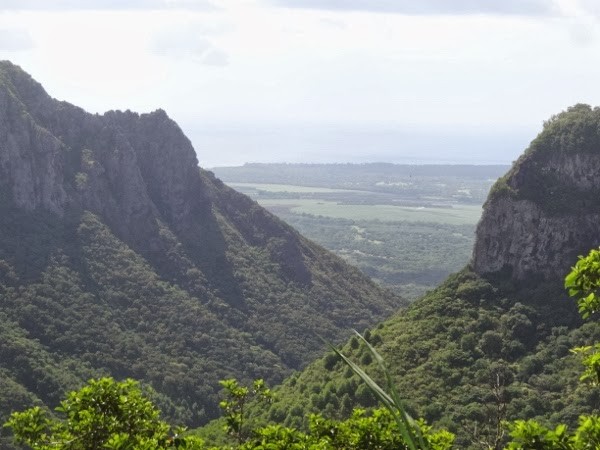 The View from Tamarin Falls, Mauritius