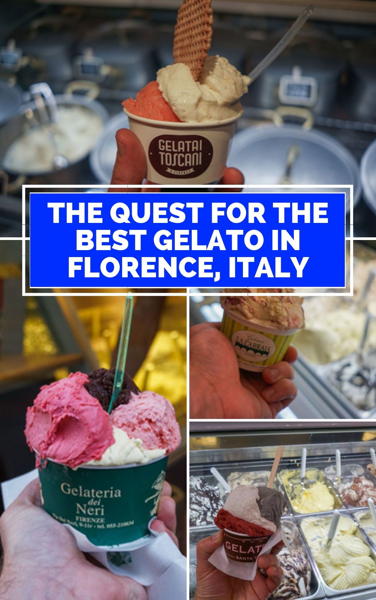 The Quest for the Best Italian Gelato in Florence, Italy